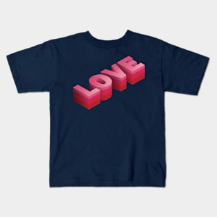 Isometric Love Kids T-Shirt